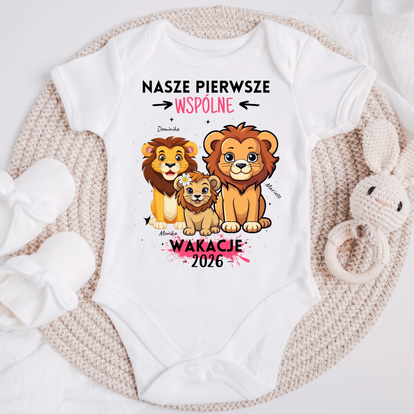 Koszulka ze wzorem rodzice i dziecko - Personalizowana (rodzinna) #5217