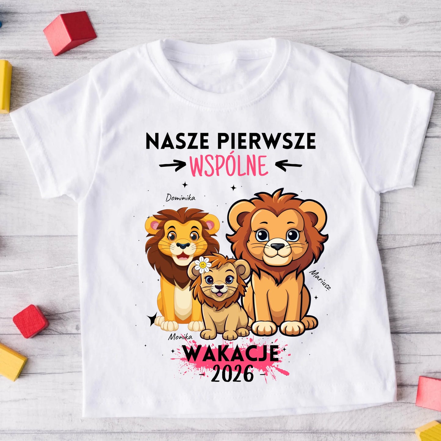 Koszulka ze wzorem rodzice i dziecko - Personalizowana (rodzinna) #5217