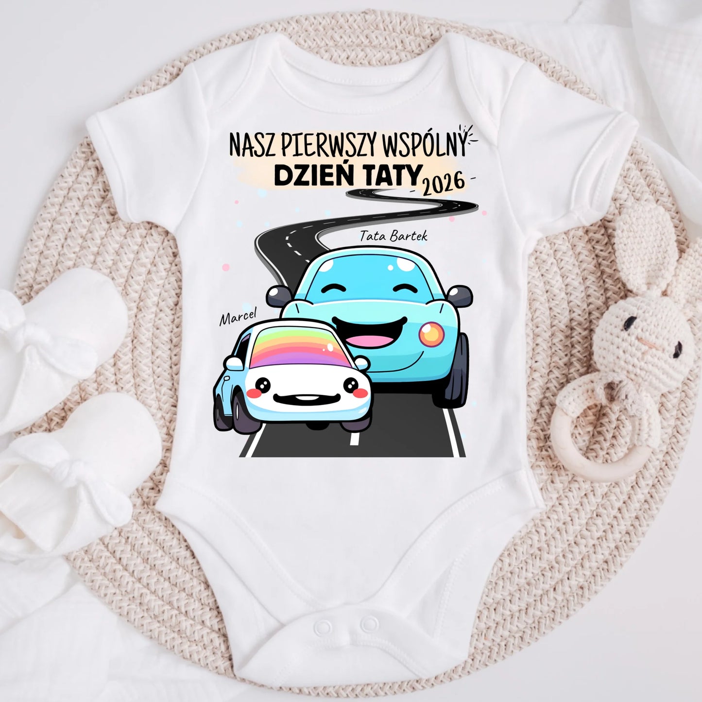 Koszulka ze wzorem tata i dziecko - Personalizowana (rodzinna) #4241