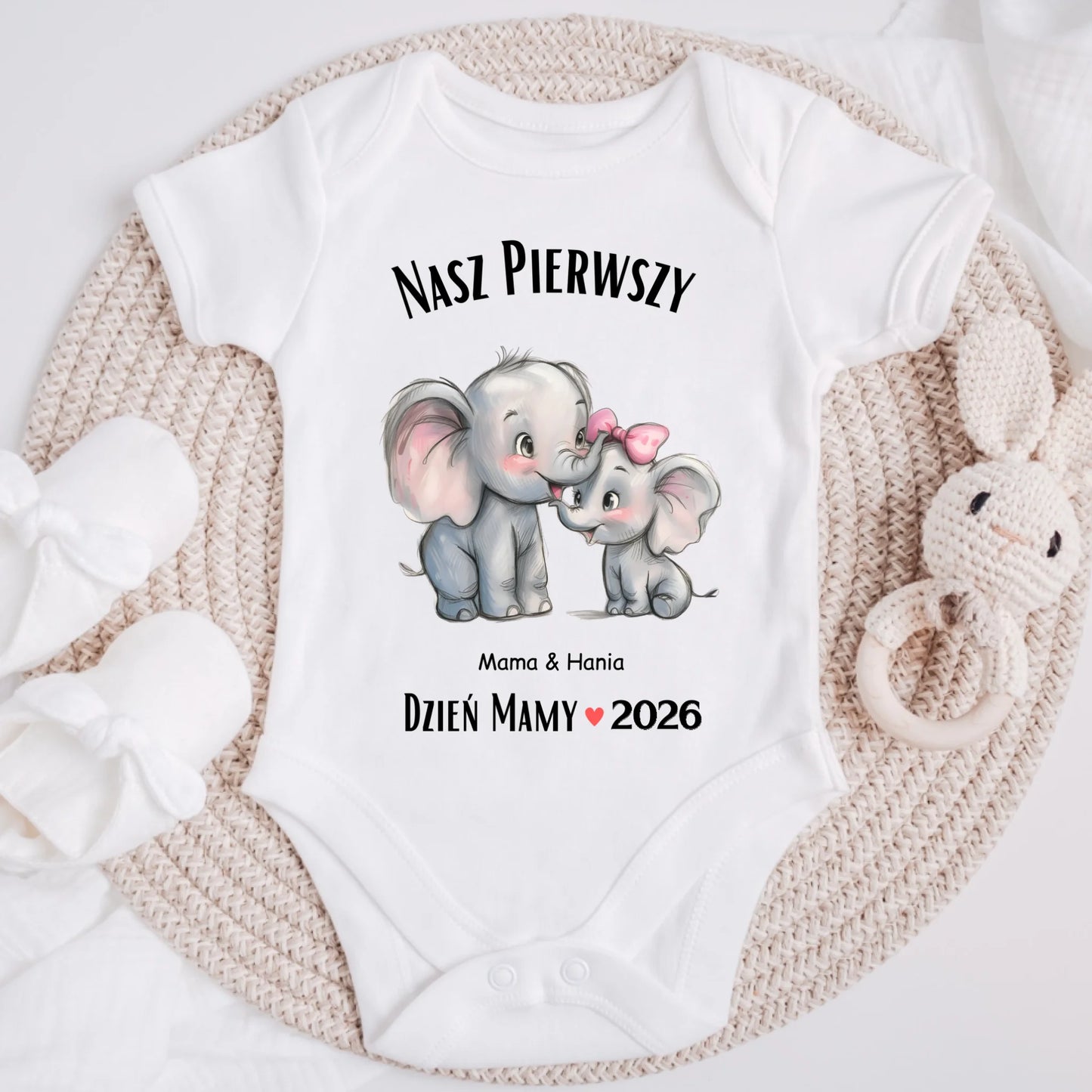 Koszulka dla mamy i córki/syna - Prezent na Dzień Mamy - Personalizowana #6100