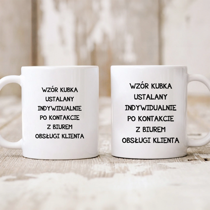Kubek personalizowany z własnym nadrukiem | własny wzór #11
