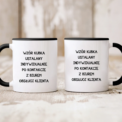 Kubek personalizowany z własnym nadrukiem | własny wzór #11