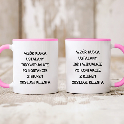 Kubek personalizowany z własnym nadrukiem | własny wzór #11