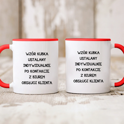 Kubek personalizowany z własnym nadrukiem | własny wzór #11