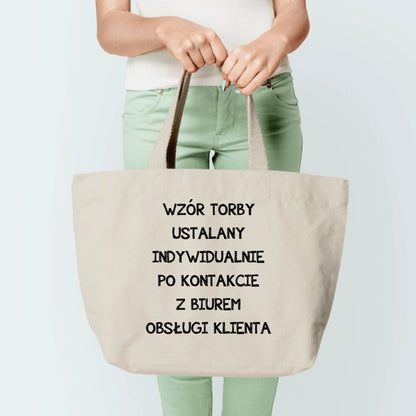 Torba personalizowana z własnym projektem | własny wzór #111