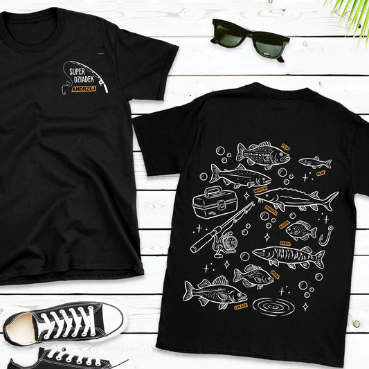 Gildan64000BlackFrontBackMonsteraandPalm