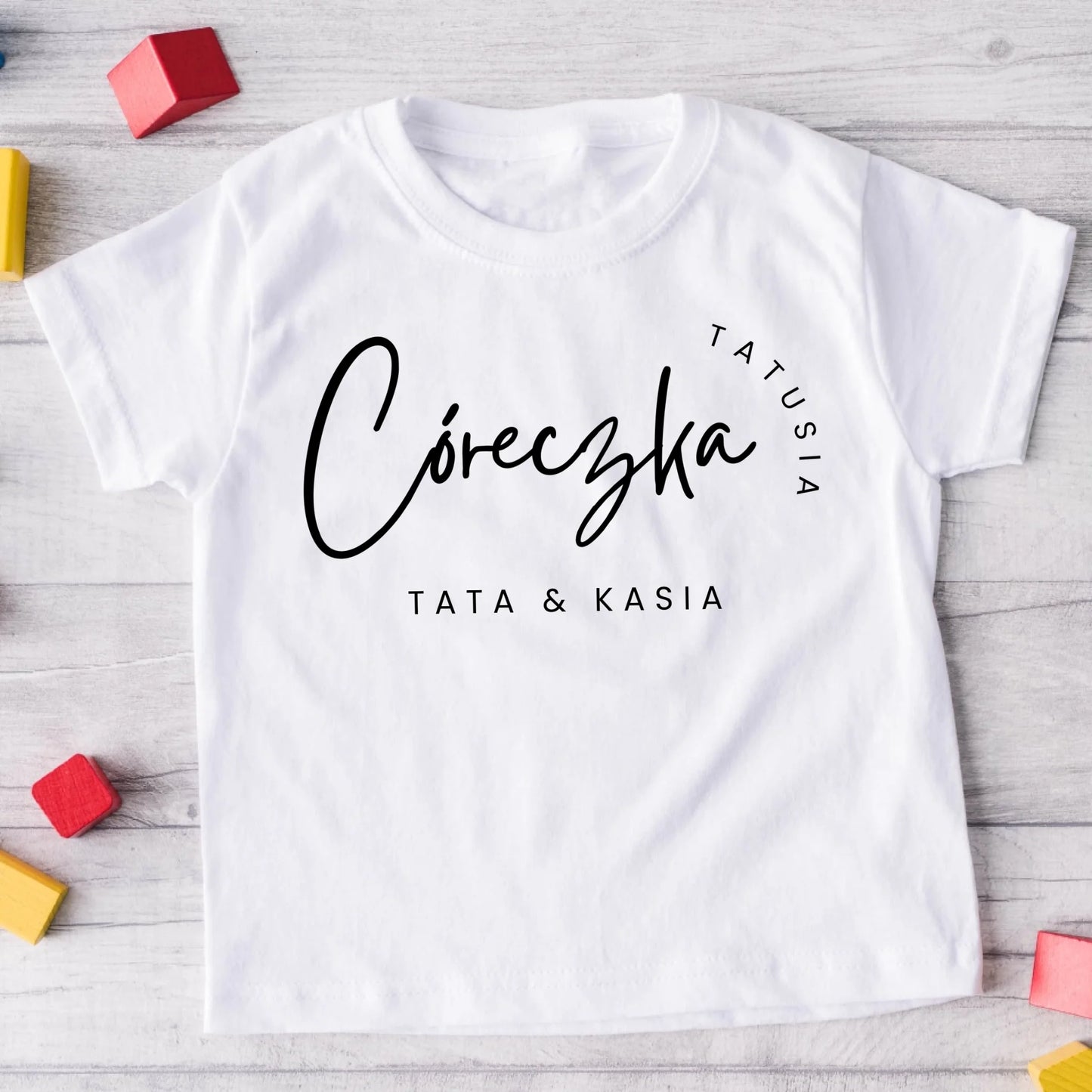 Koszulka dla taty i córki z napisem córeczka tatusia #9021