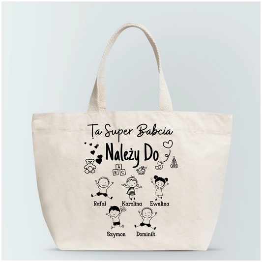 Torba personalizowana dla babci - Prezent na dzień babci i dziadka #822