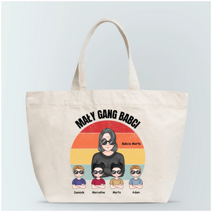 Torba personalizowana dla babci MAŁY GANG BABCI | rodzinny motyw #11235