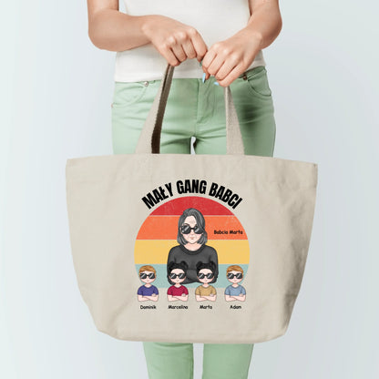 Torba personalizowana dla babci MAŁY GANG BABCI | rodzinny motyw #11235