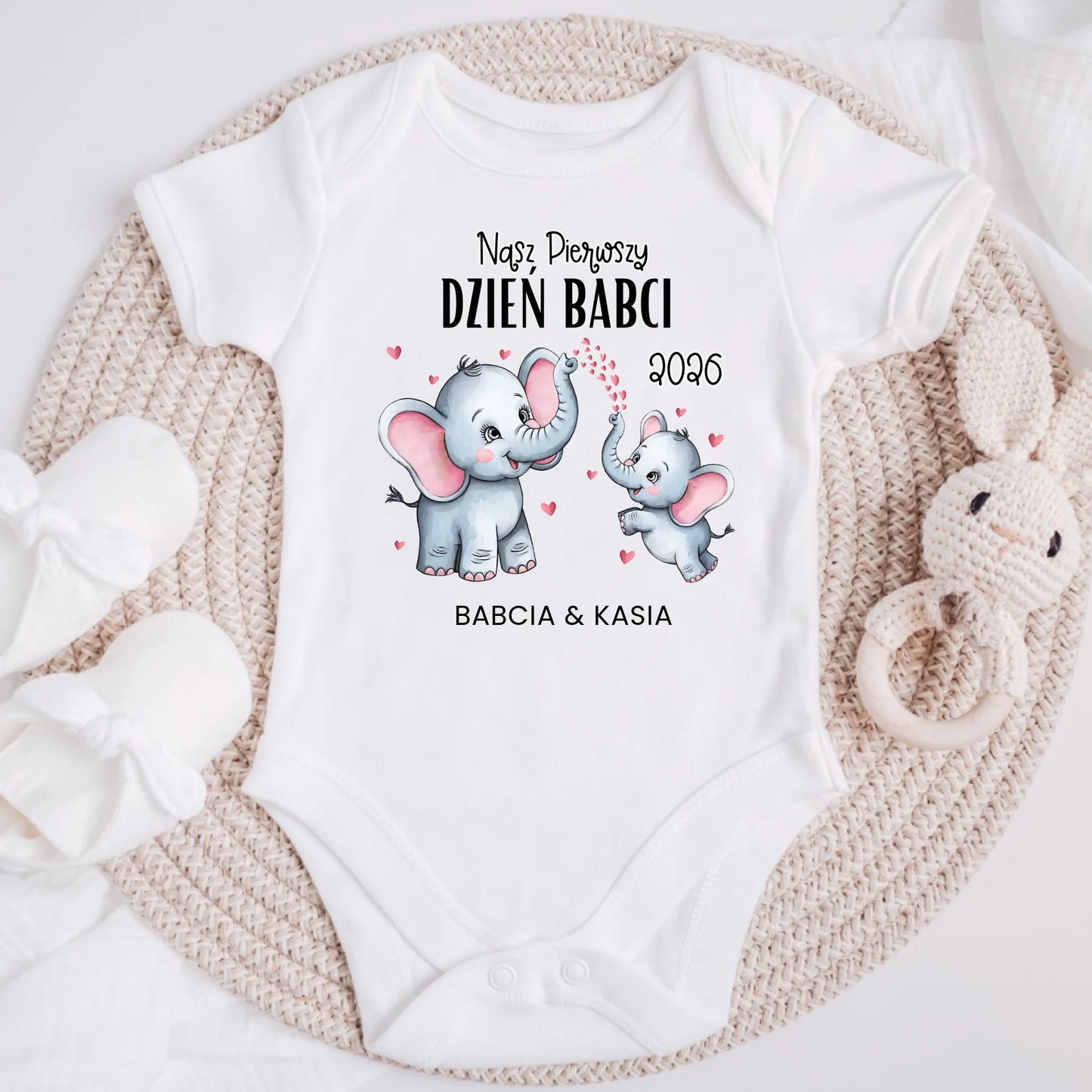 Koszulka nasz pierwszy dzień babci/dziadka - Prezent na dzień babci i dziadka #79012