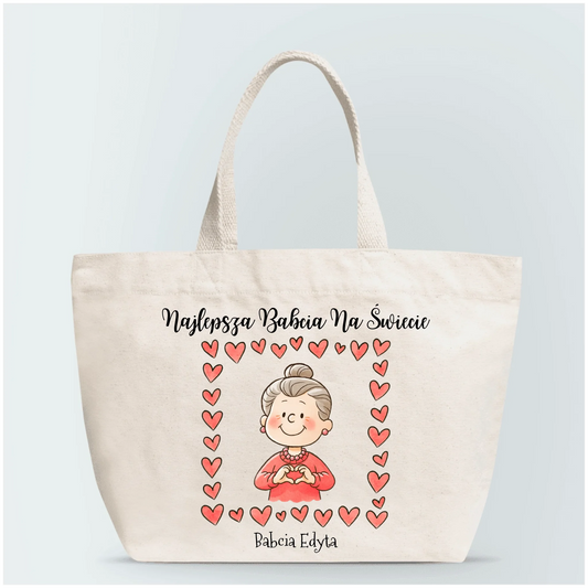 Torba personalizowana dla babci - najlepsza babcia na świecie #9851