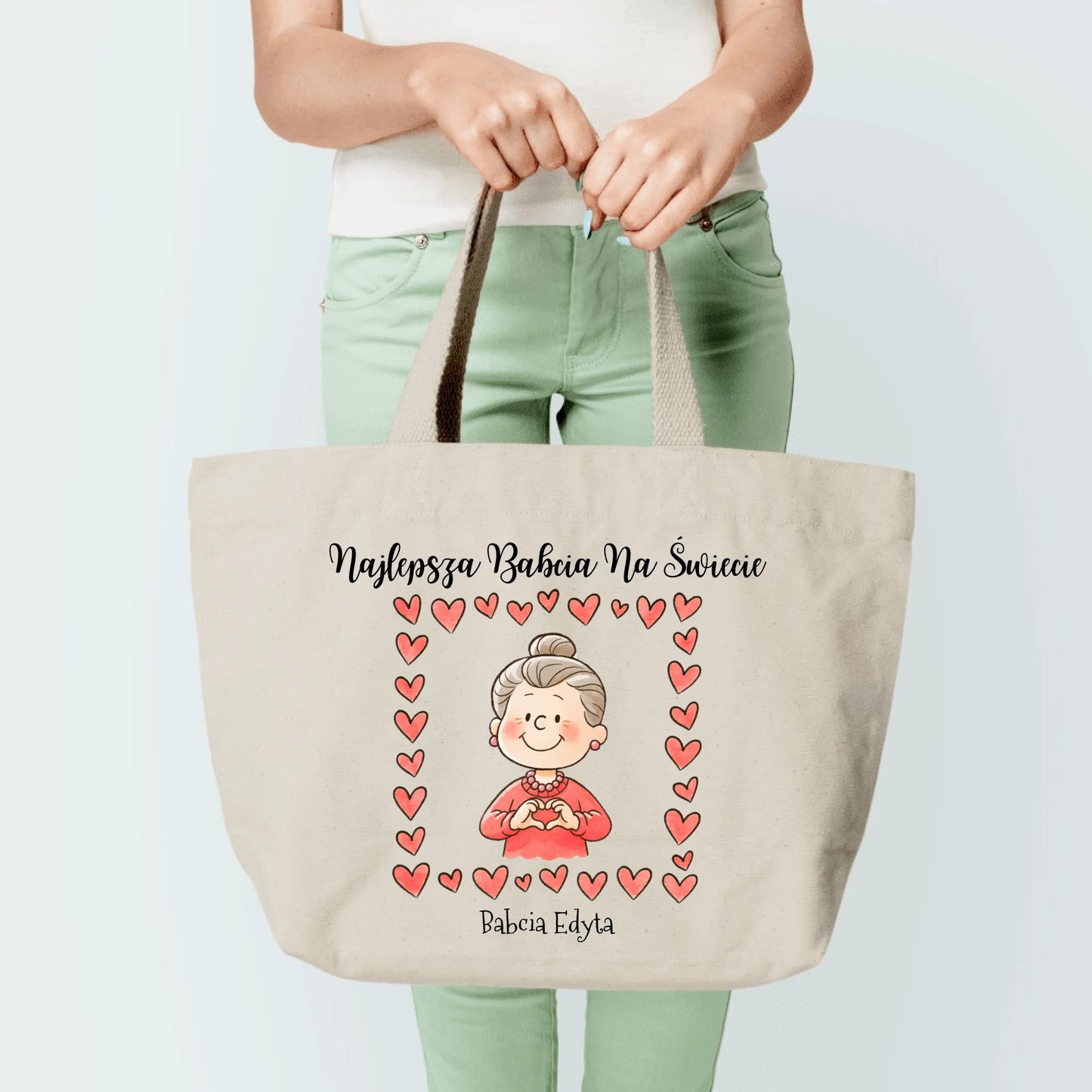 Torba personalizowana dla babci - najlepsza babcia na świecie #9851