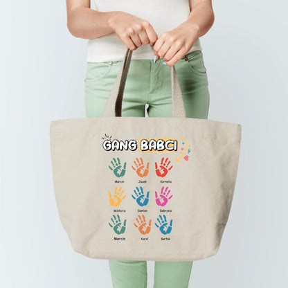 Torba personalizowana dla babci GANG BABCI | rodzinny motyw #851