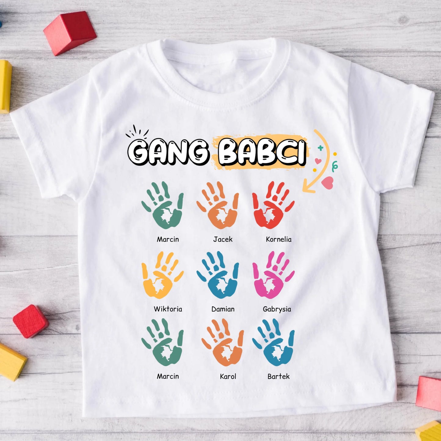 Koszulka dla babci i dziadka - Personalizowana - Prezent na dzień babci i dziadka #6102