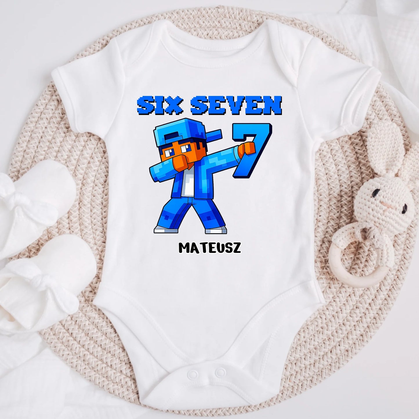 Koszulka personalizowana SIX SEVEN | zabawny motyw #6248