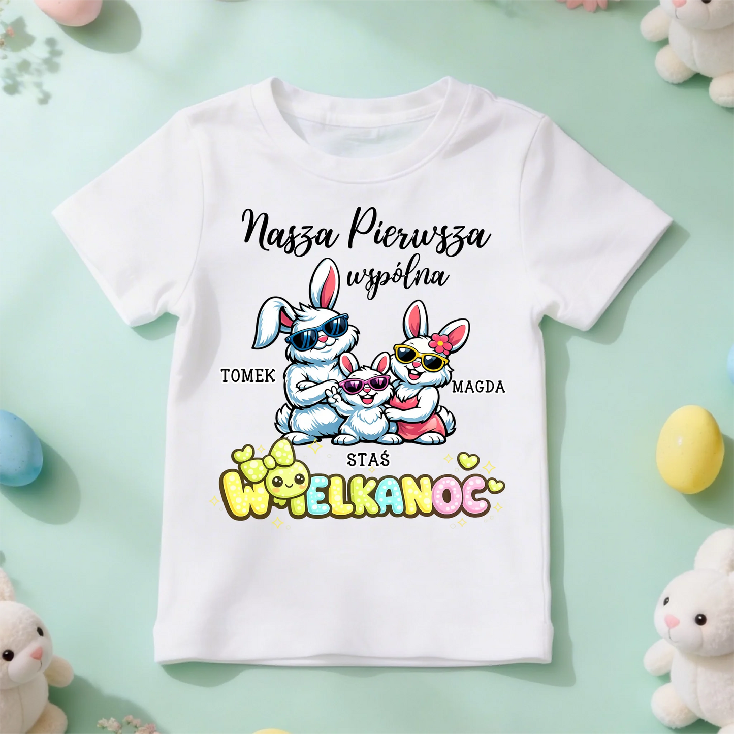 wielkanoc dziecko biała