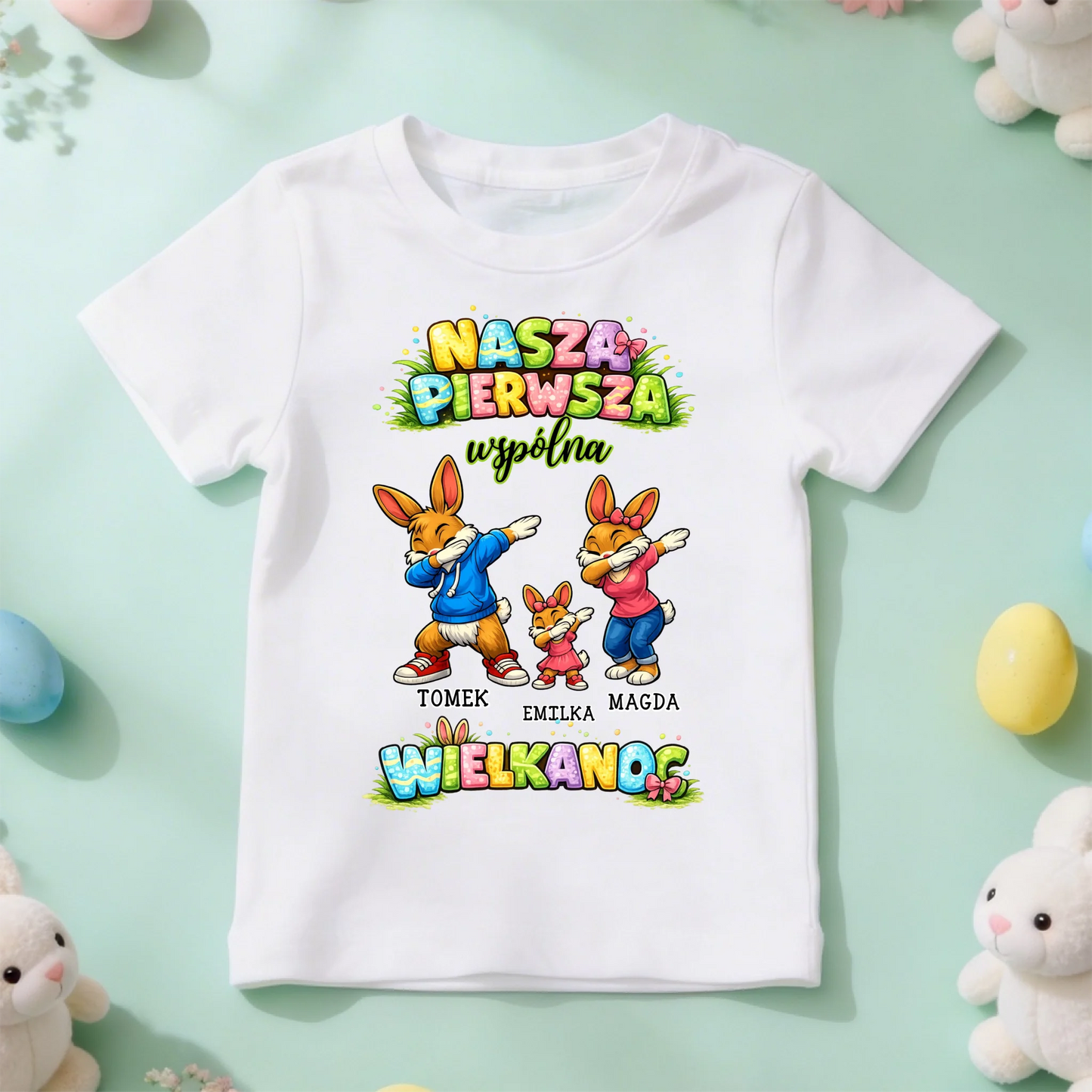 wielkanoc dziecko biała
