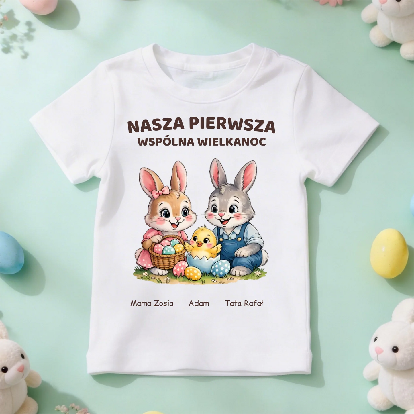 wielkanoc dziecko biała