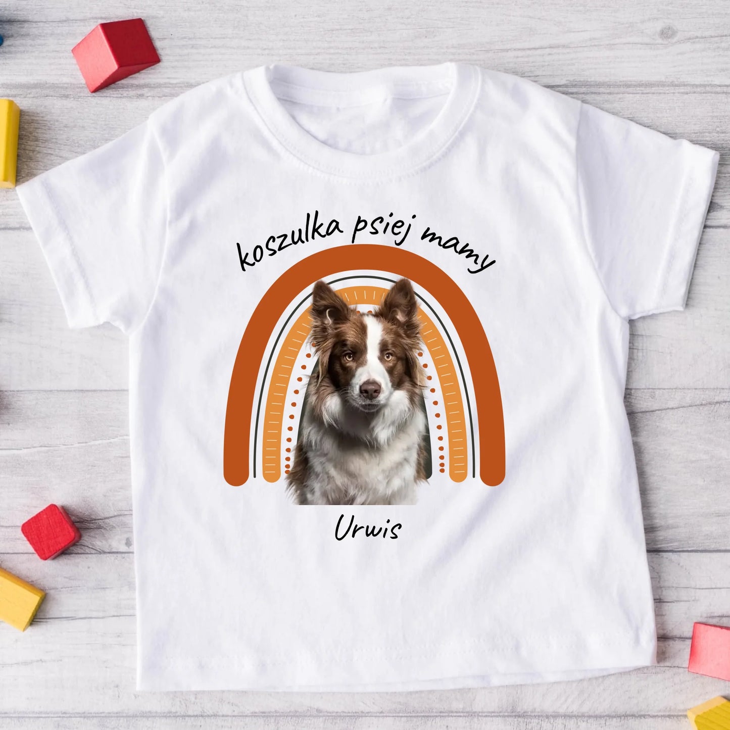 Koszulka personalizowana PSIA MAMA | motyw z psem i personalizacją imienia #5244