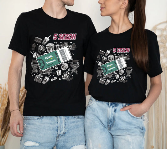 para czarne koszulki