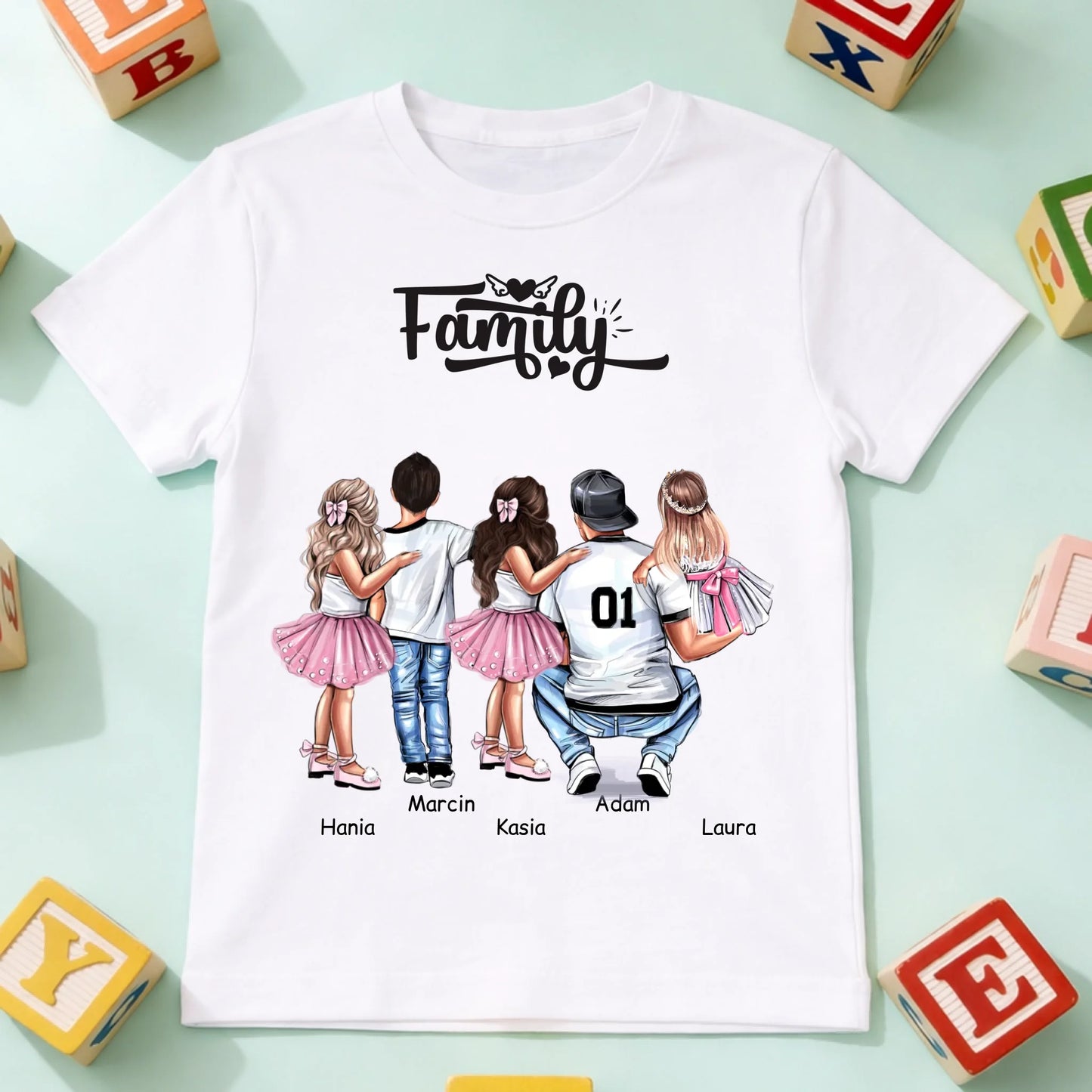 koszulka dziecko biala przód