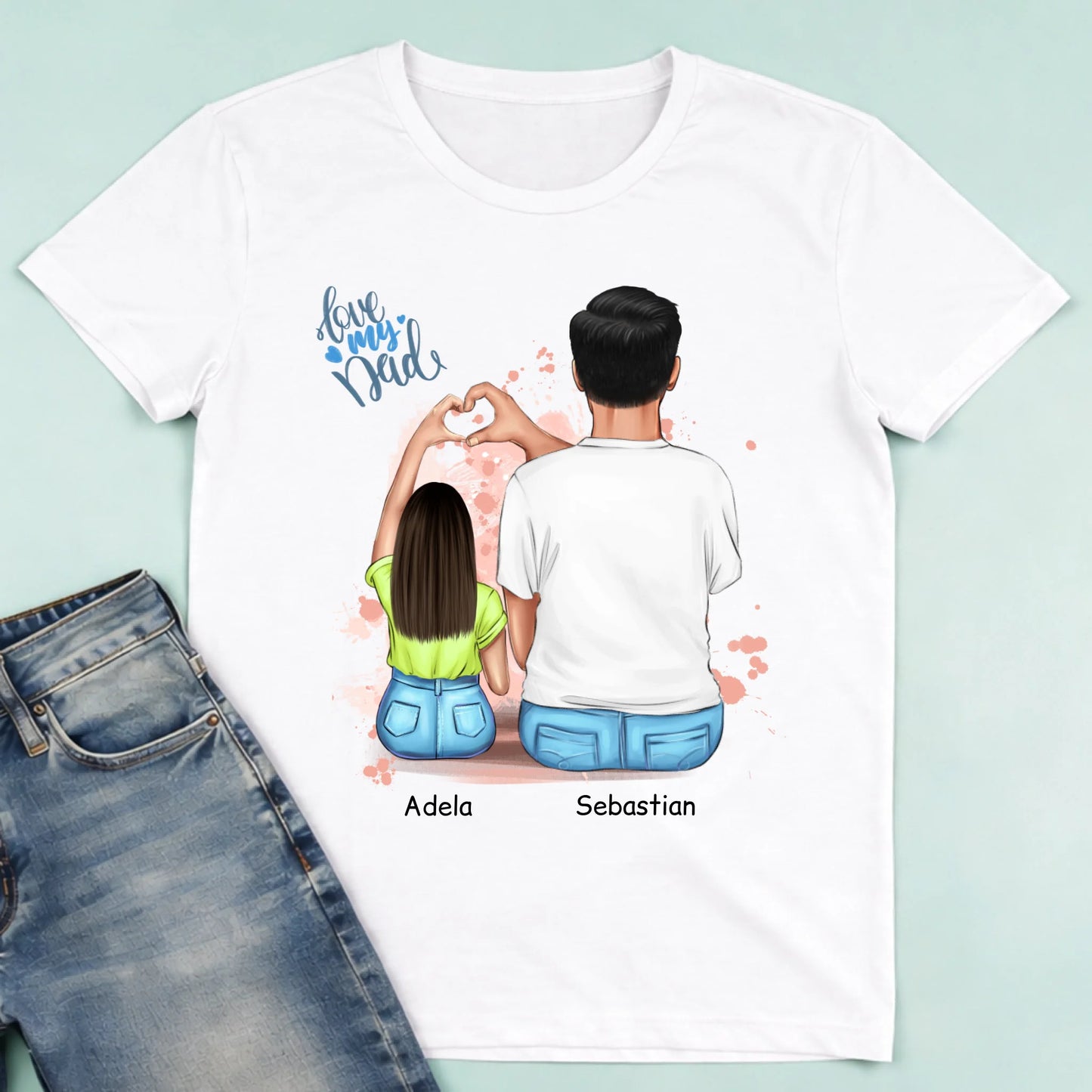 męska biała koszulka przód 1