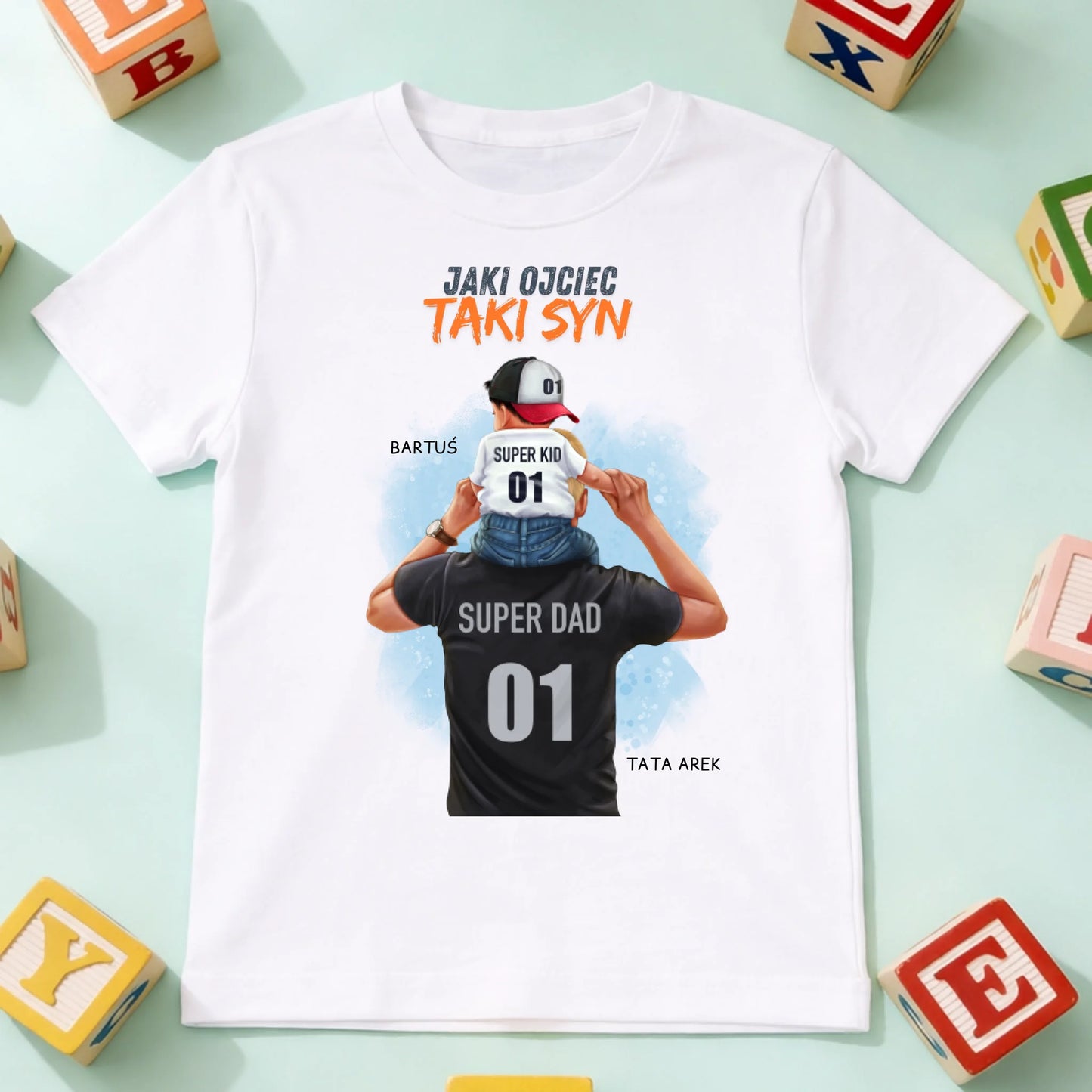 koszulka dziecko biala przód