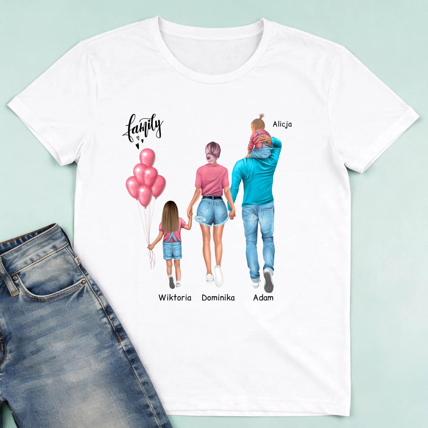 męska biała koszulka przód 1