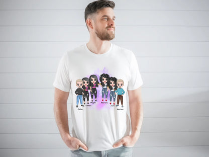 Koszulka personalizowana dla przyjaciół | z personalizacją imion #P65