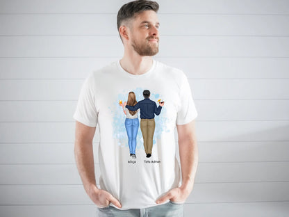 Koszulka personalizowana dla taty i córki | rodzinny motyw #1213
