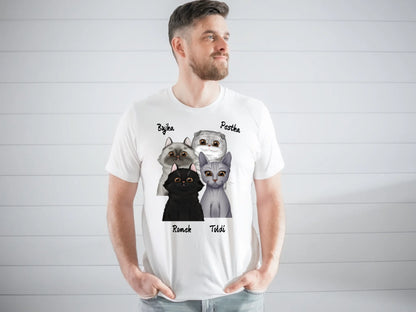 Koszulka personalizowana | motyw dla właścicieli kotów #P50