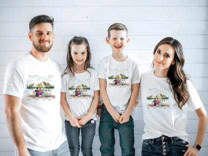 Koszulka personalizowana dla rodziny z pupilem | z personalizacją imion #P58