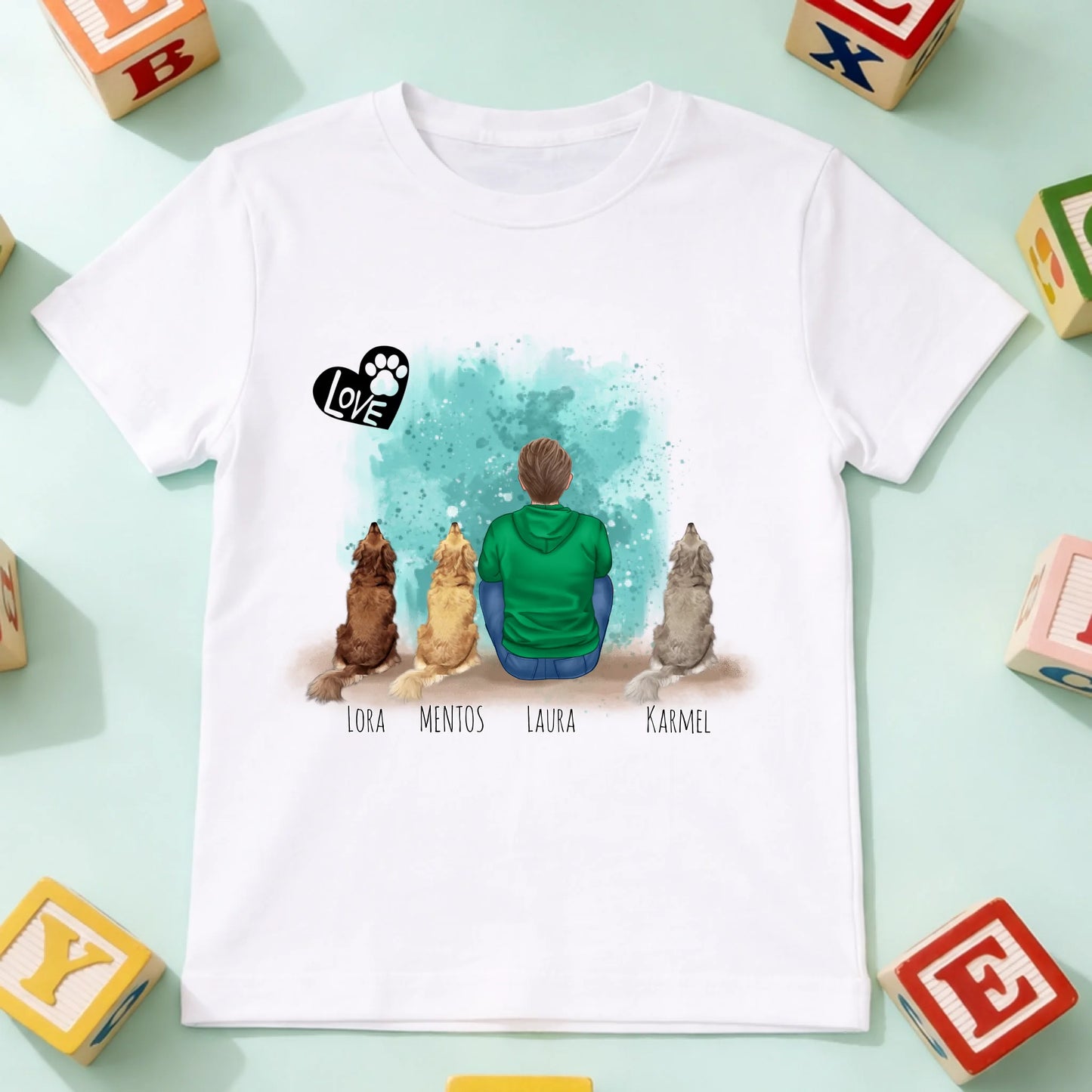 koszulka dziecko biala przód