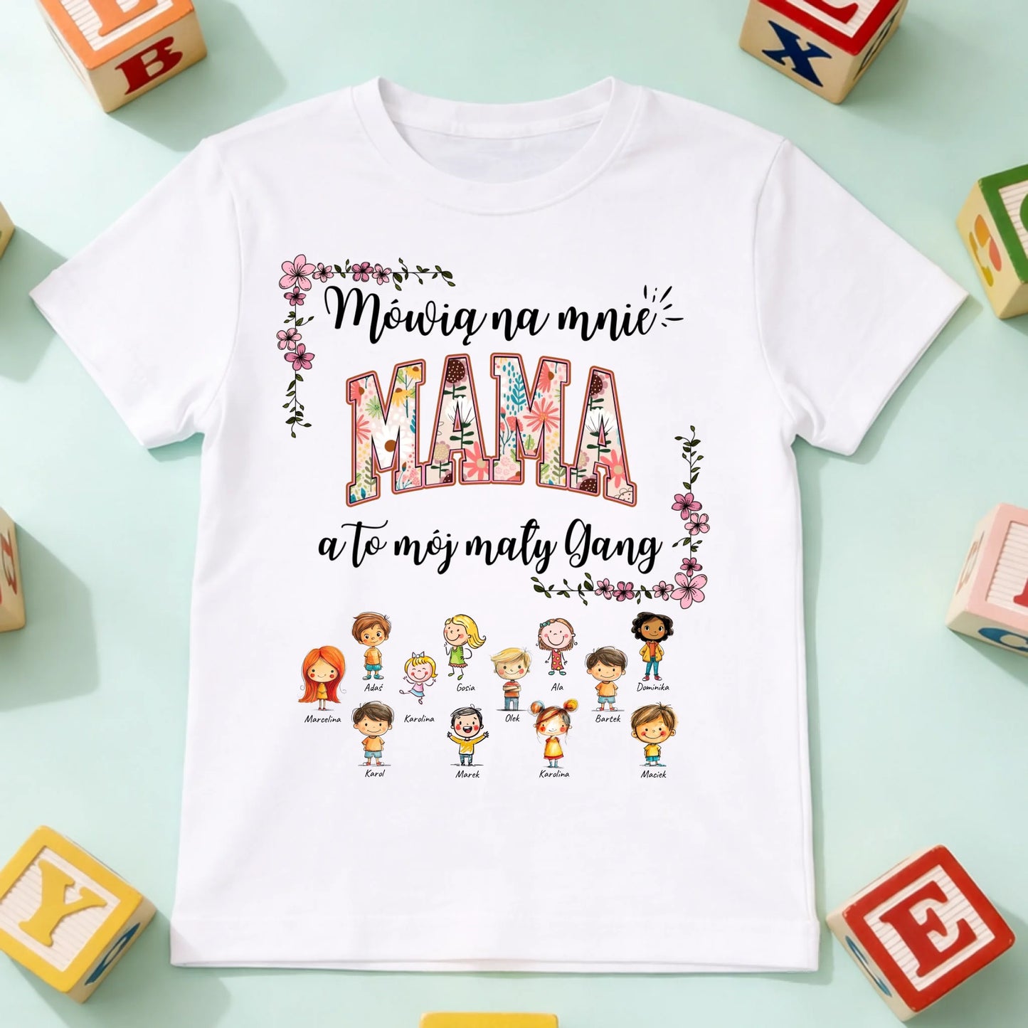 koszulka dziecko biala przód