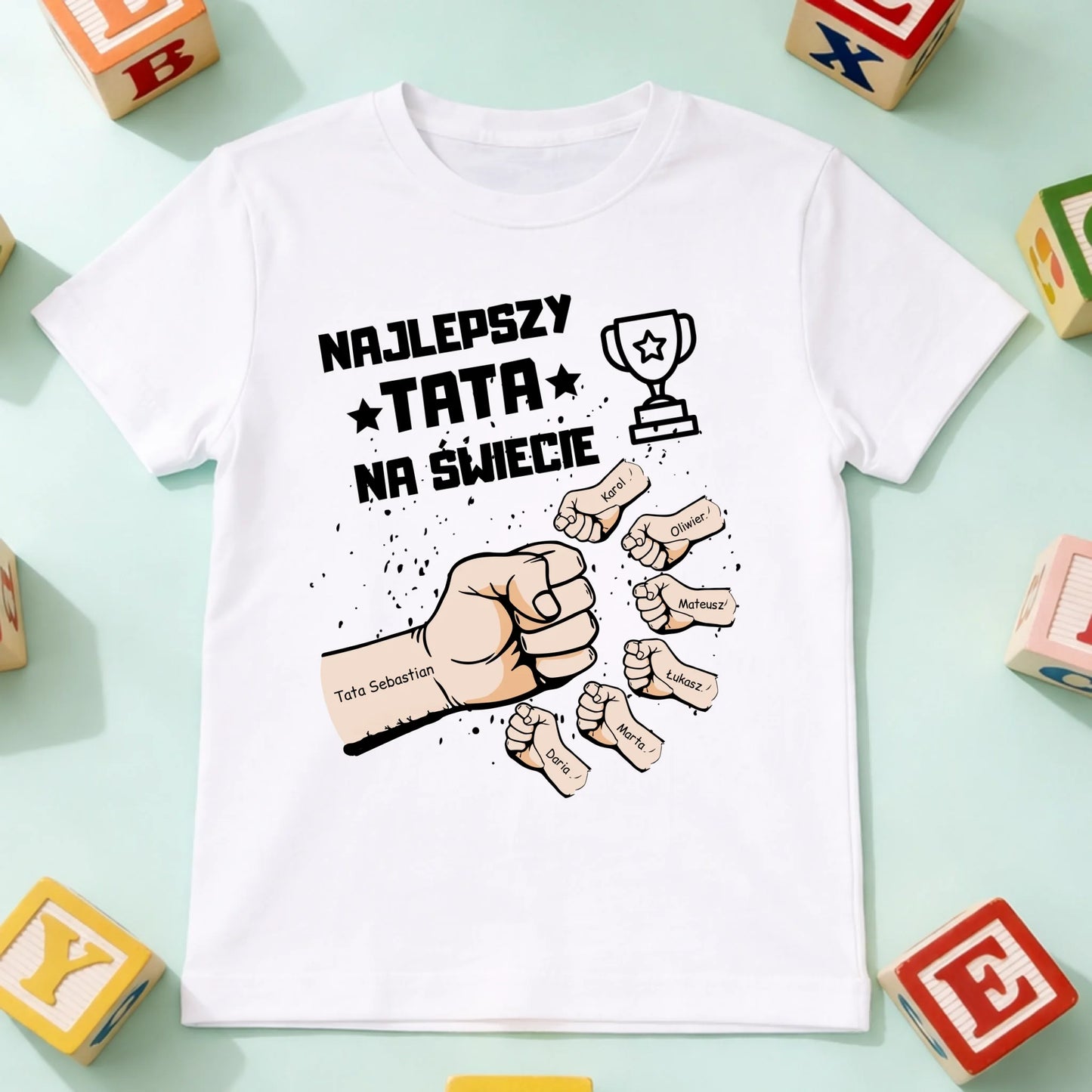 koszulka dziecko biala przód