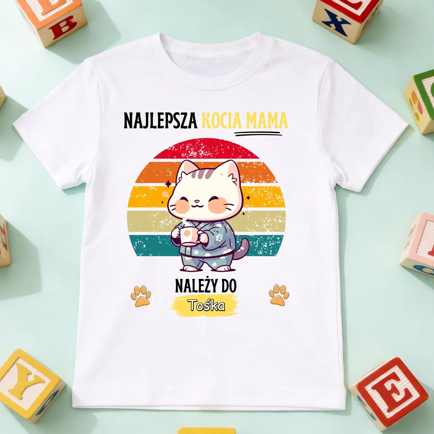 koszulka dziecko biala przód