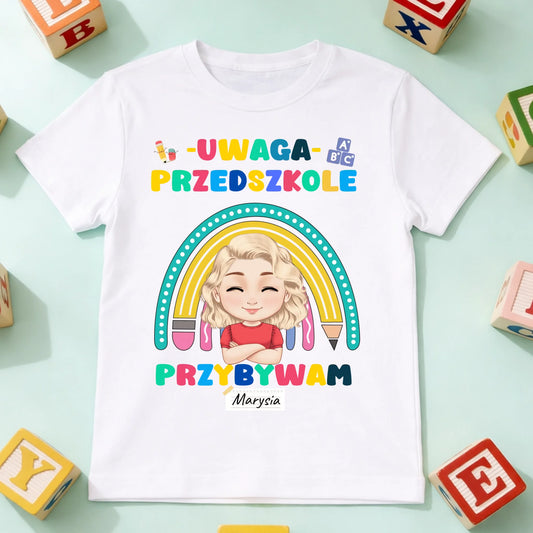 koszulka dziecko biala przód