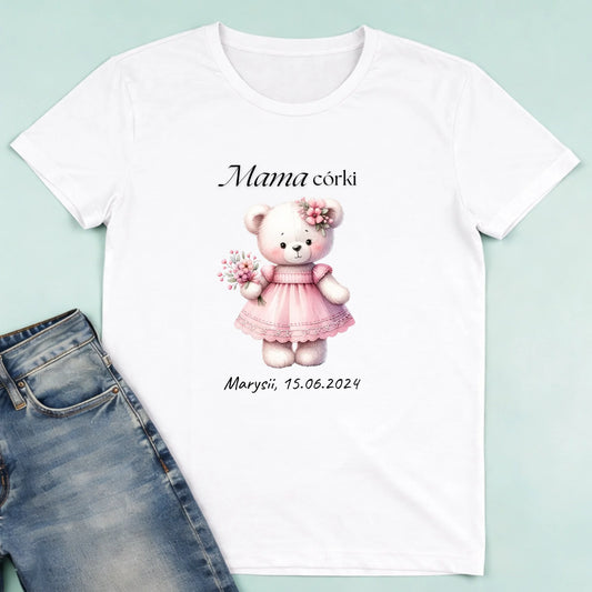 męska biała koszulka przód 1