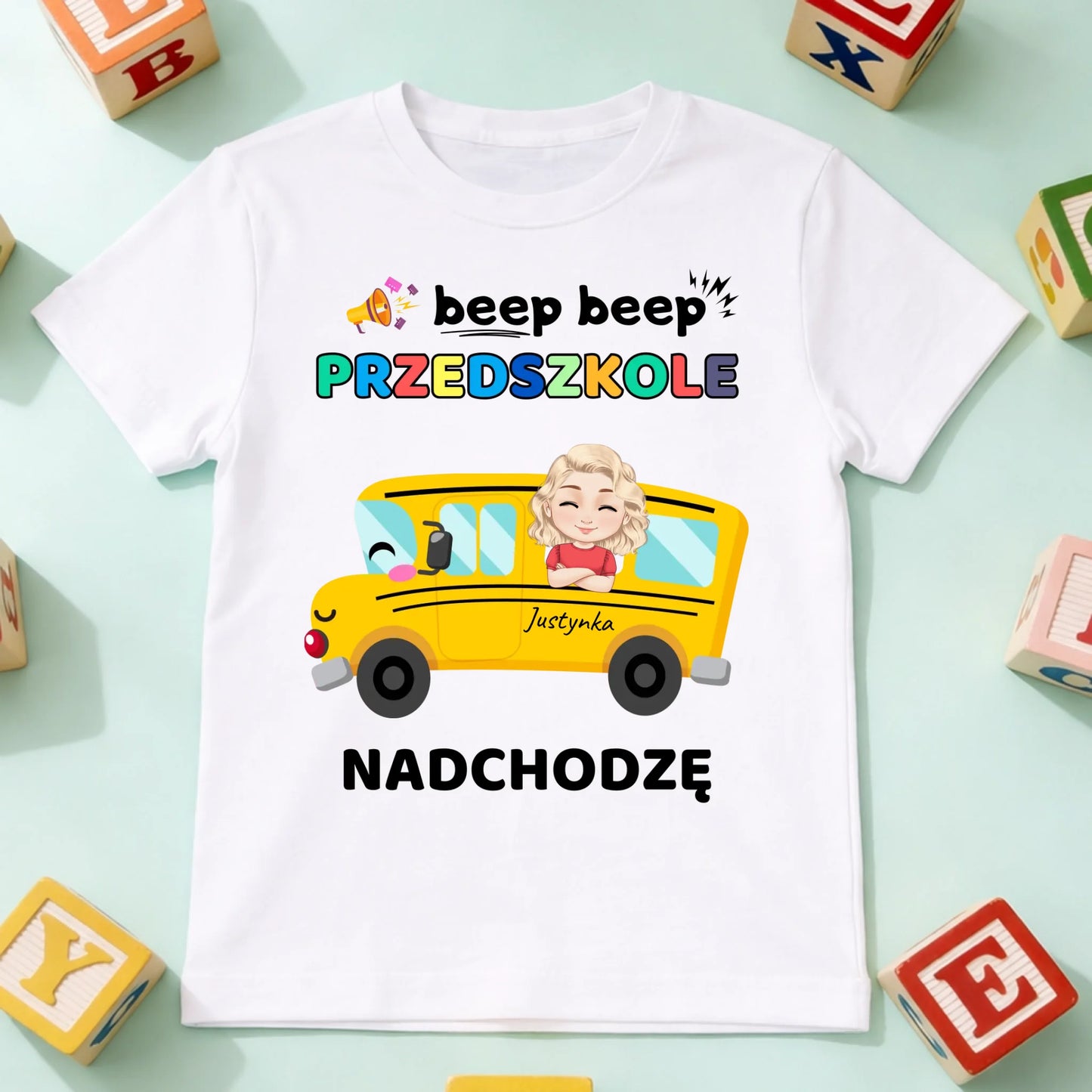 koszulka dziecko biala przód