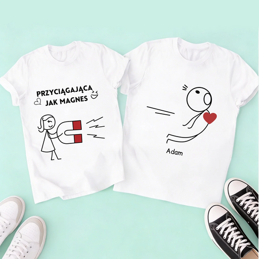 męska + damska biała