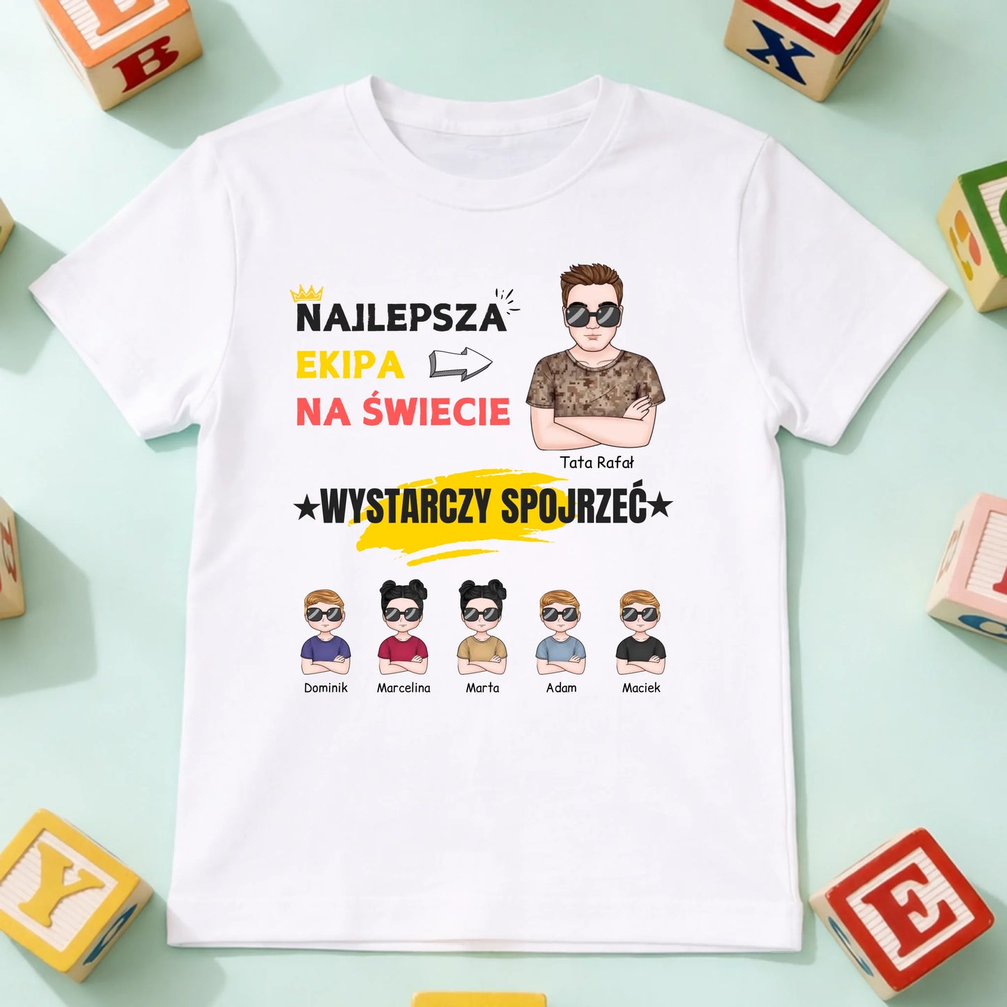 koszulka dziecko biala przód
