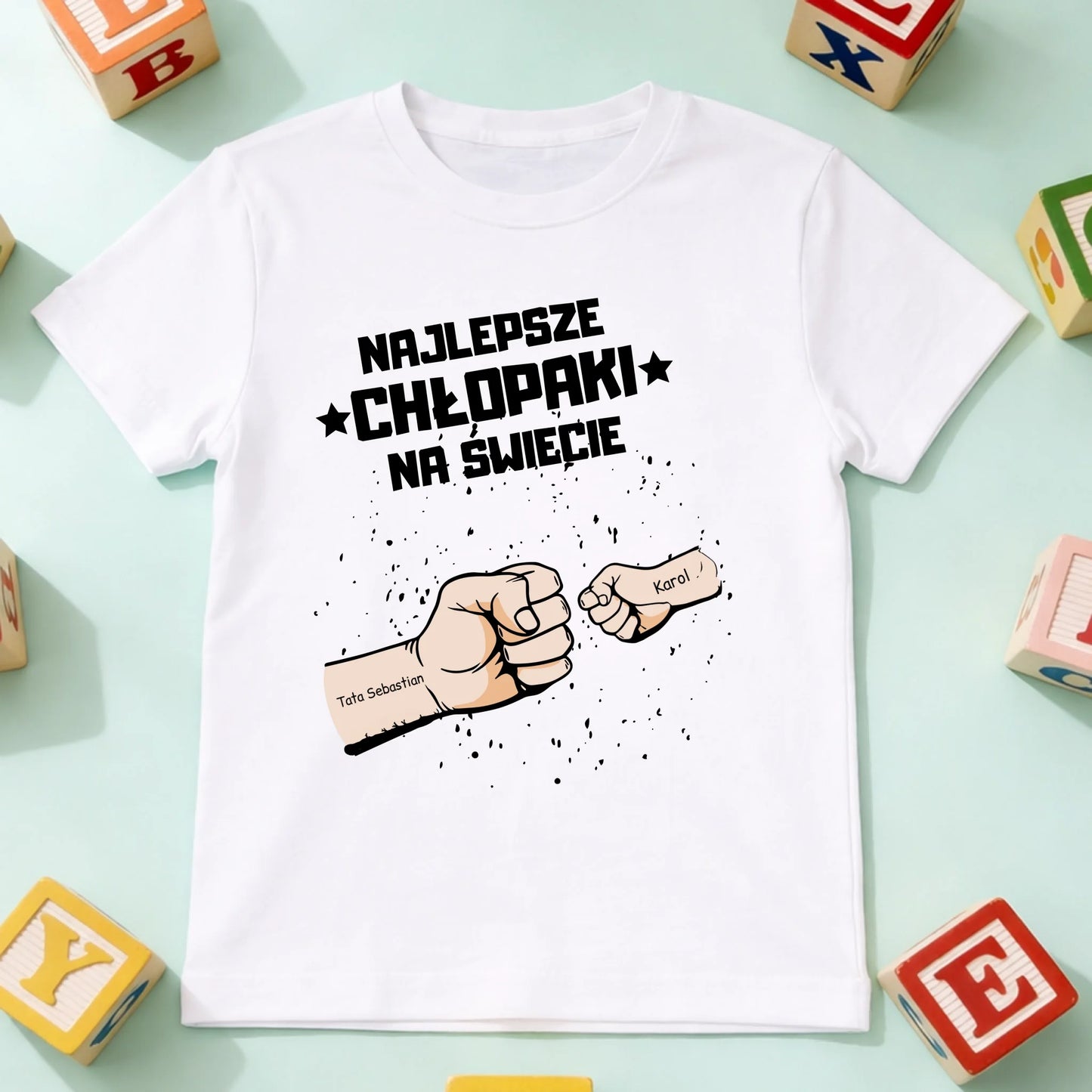 koszulka dziecko biala przód