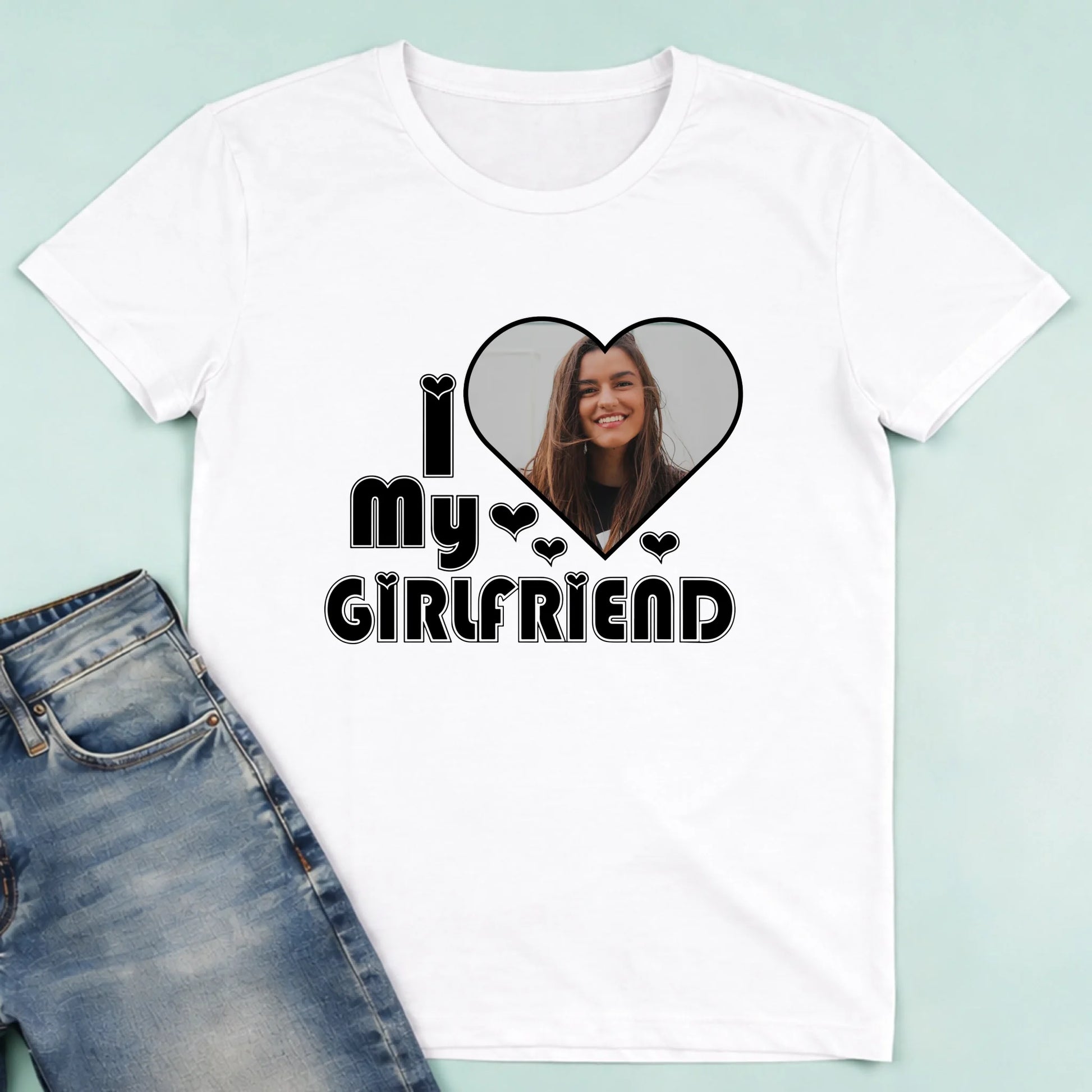 męska biała koszulka przód 1