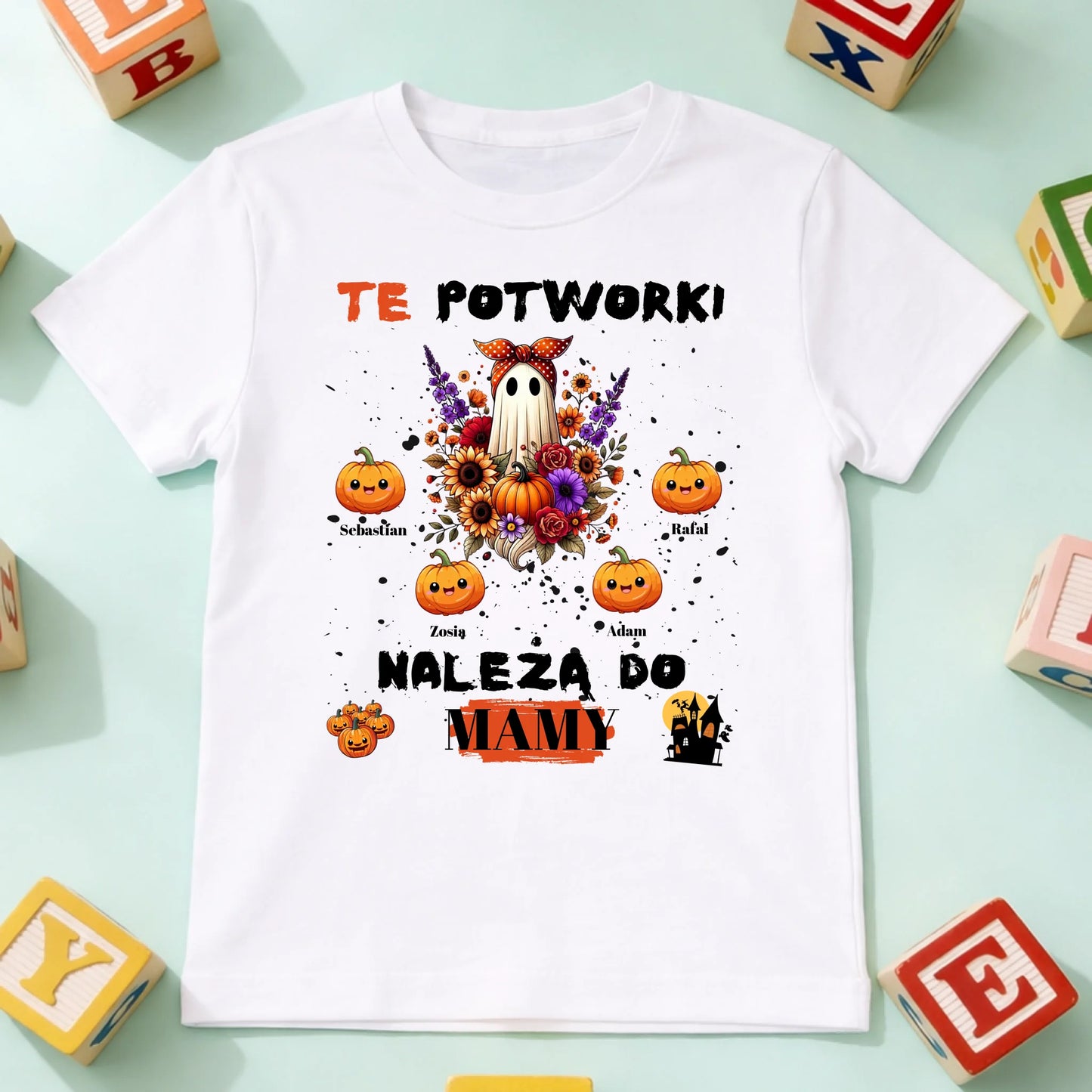 koszulka dziecko biala przód