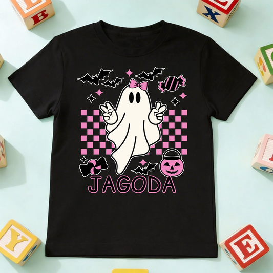 koszulka dziecko czarna przód