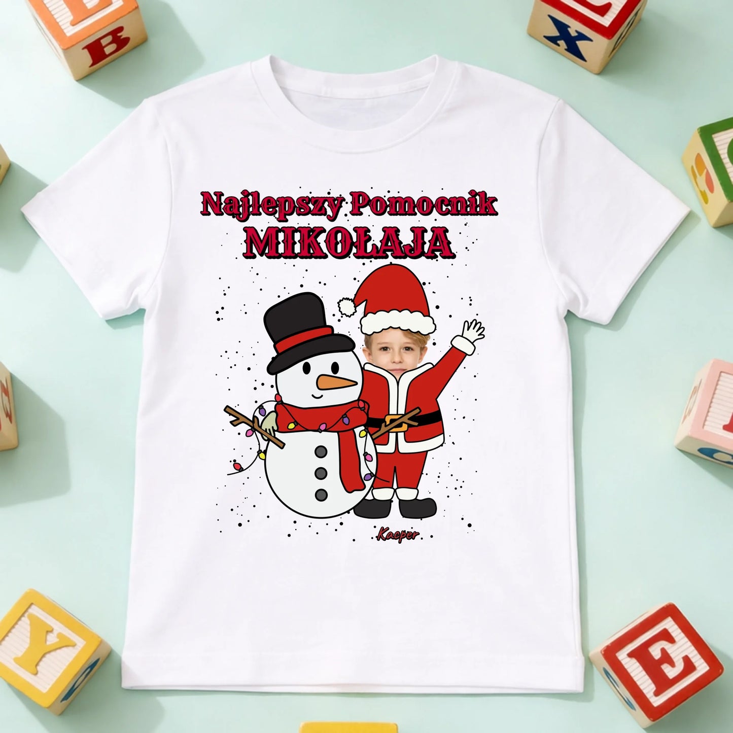 koszulka dziecko biala przód