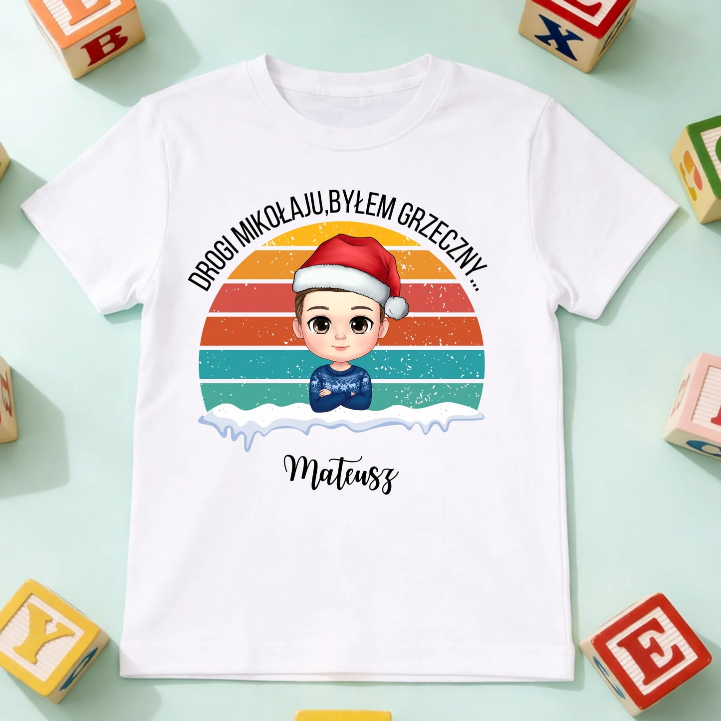 koszulka dziecko biala przód