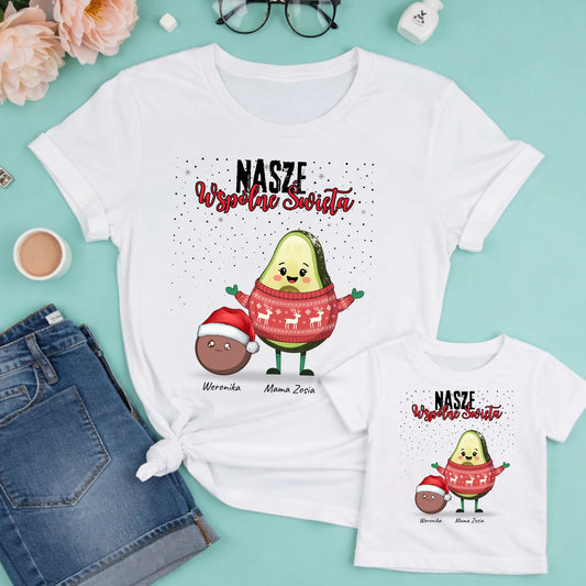 damska + dziecko biała