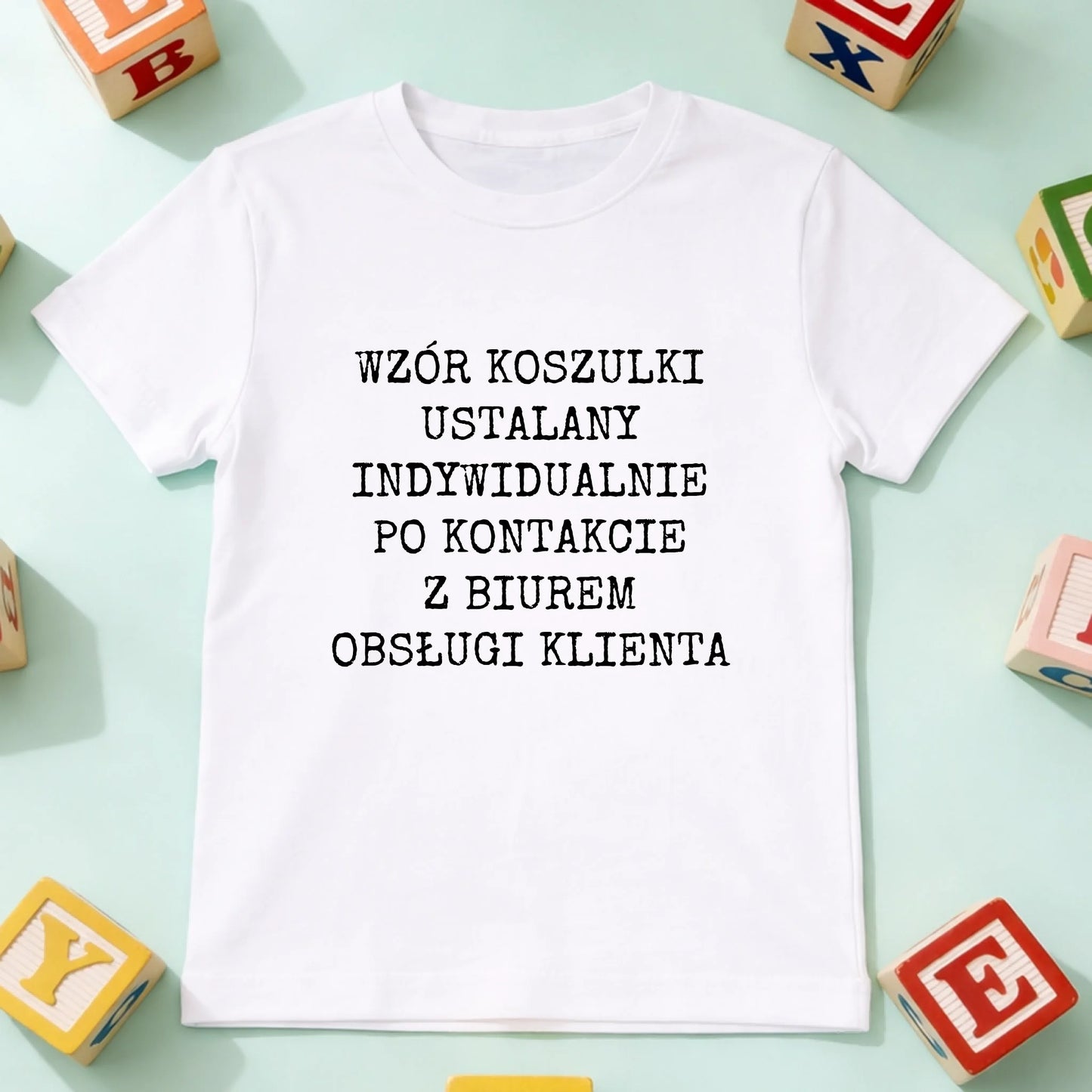 koszulka dziecko biala przód